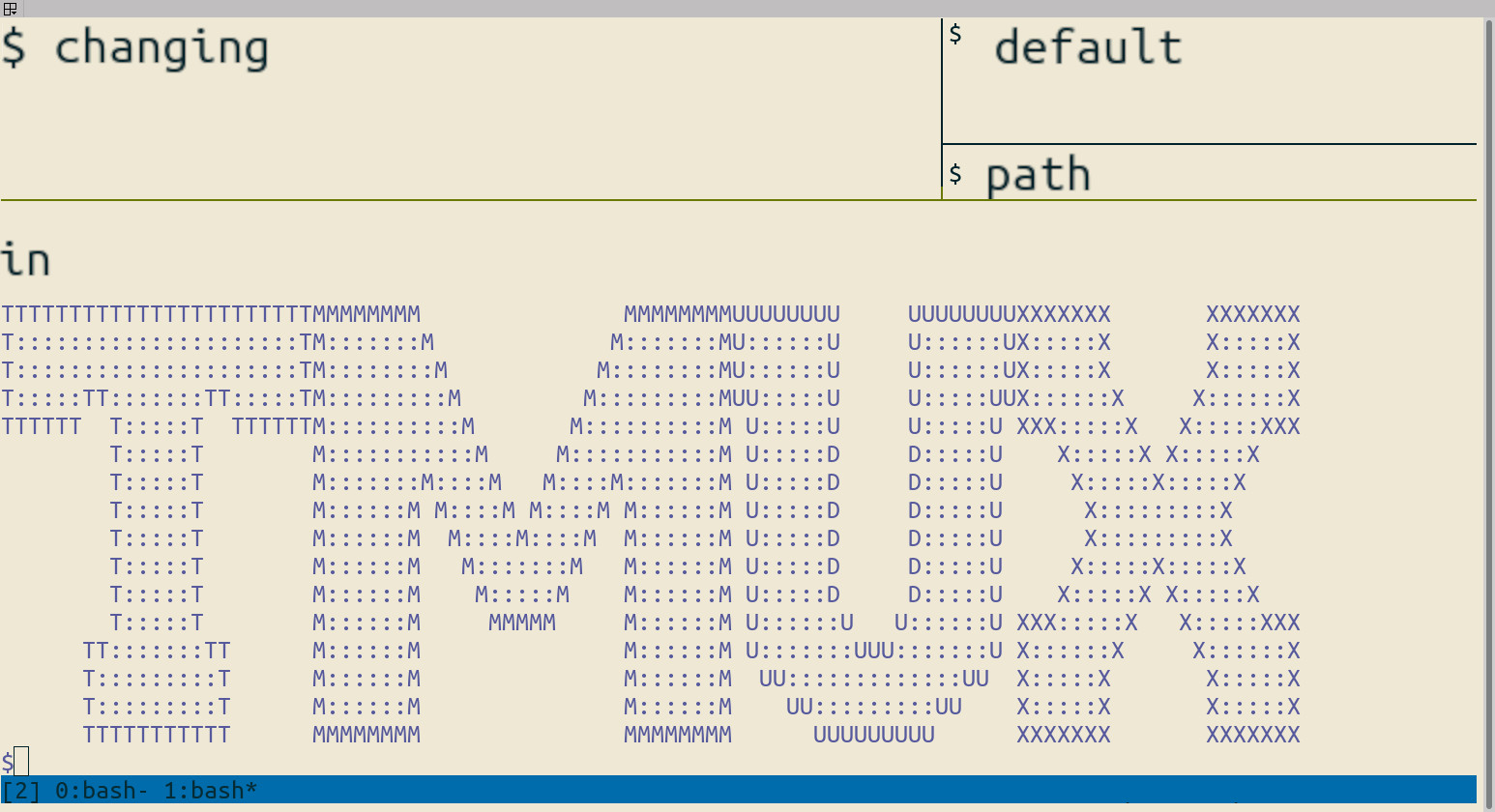 tmux windows